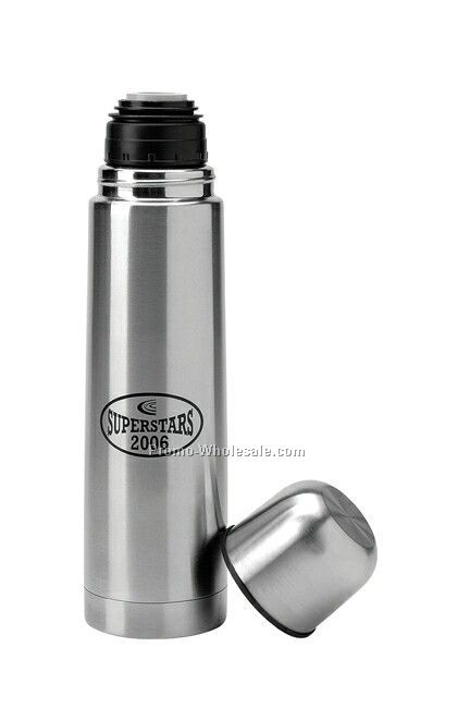 11"x2-7/8" Stainless Flask