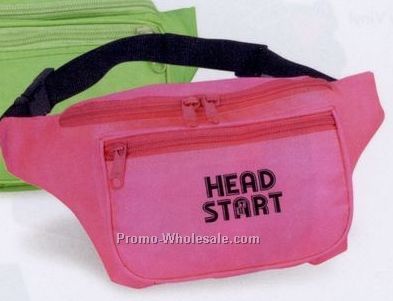 3 Pocket Nylon Fanny Pack