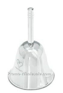 2-1/4"x4" Sonora Silver Plated Zinc Alloy Bell