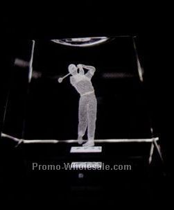 2"x2"x1-5/8" Golf Ball Stand Award