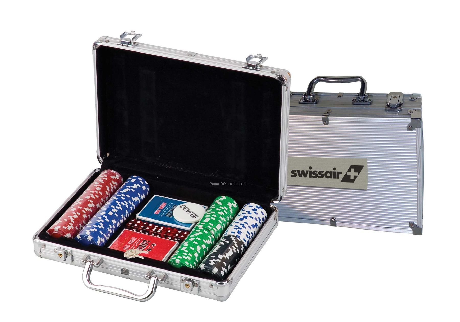 200 PC Poker Chip Set In Metal Box