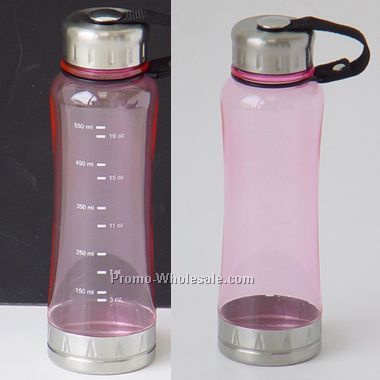 22 Oz Pink Sports Bottle