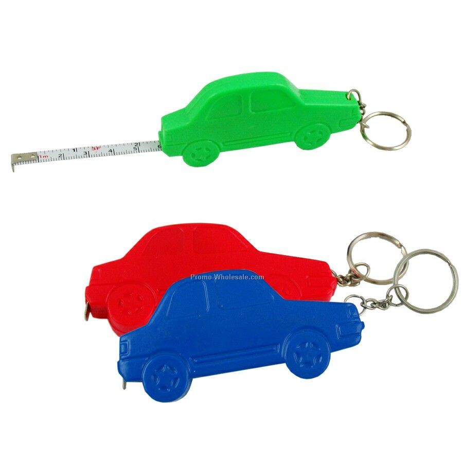 3` Car Tape Measure W/Key Chain