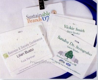 3"x4" Seed Paper Name Tags