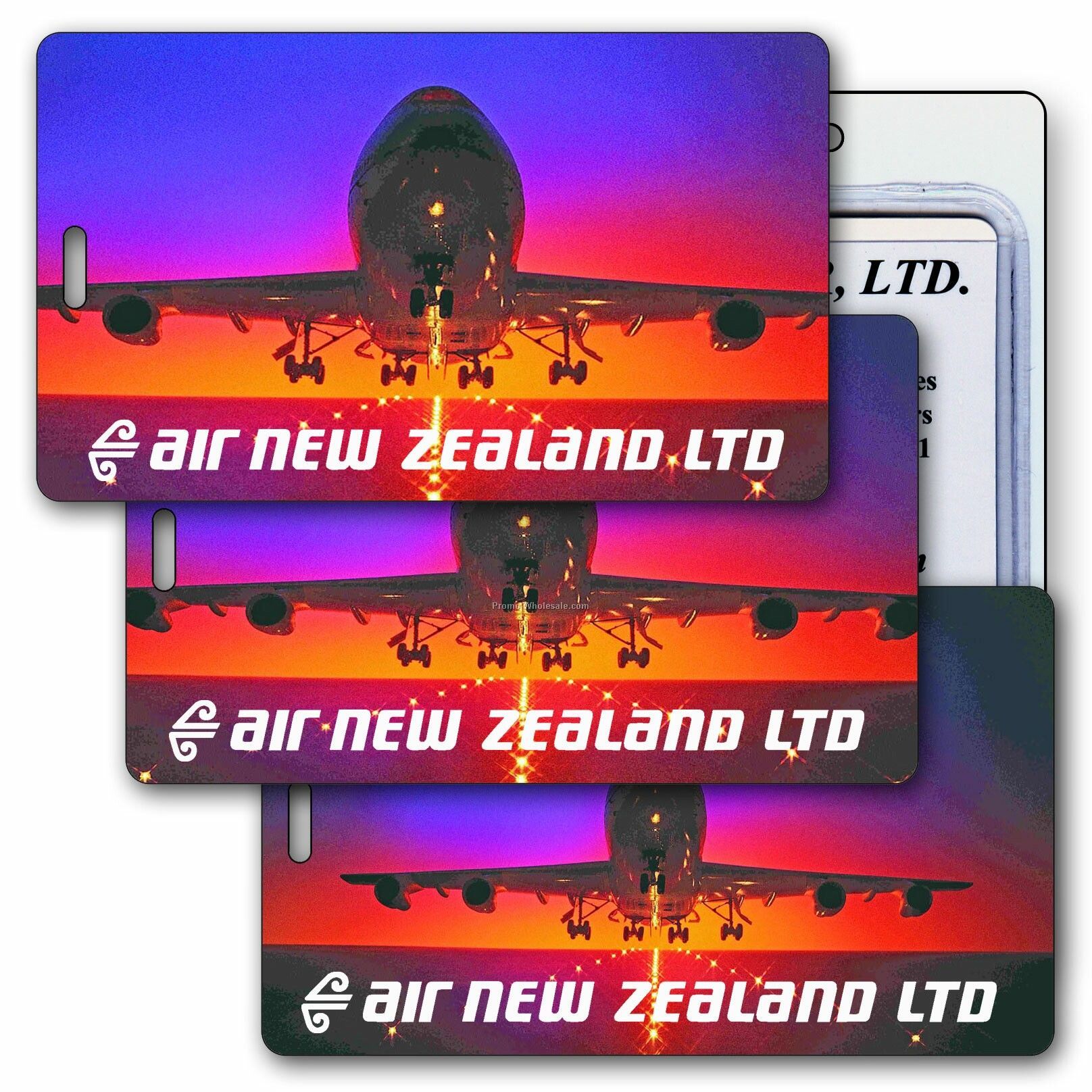 3d Lenticular Luggage Tag - Full Custom Designed