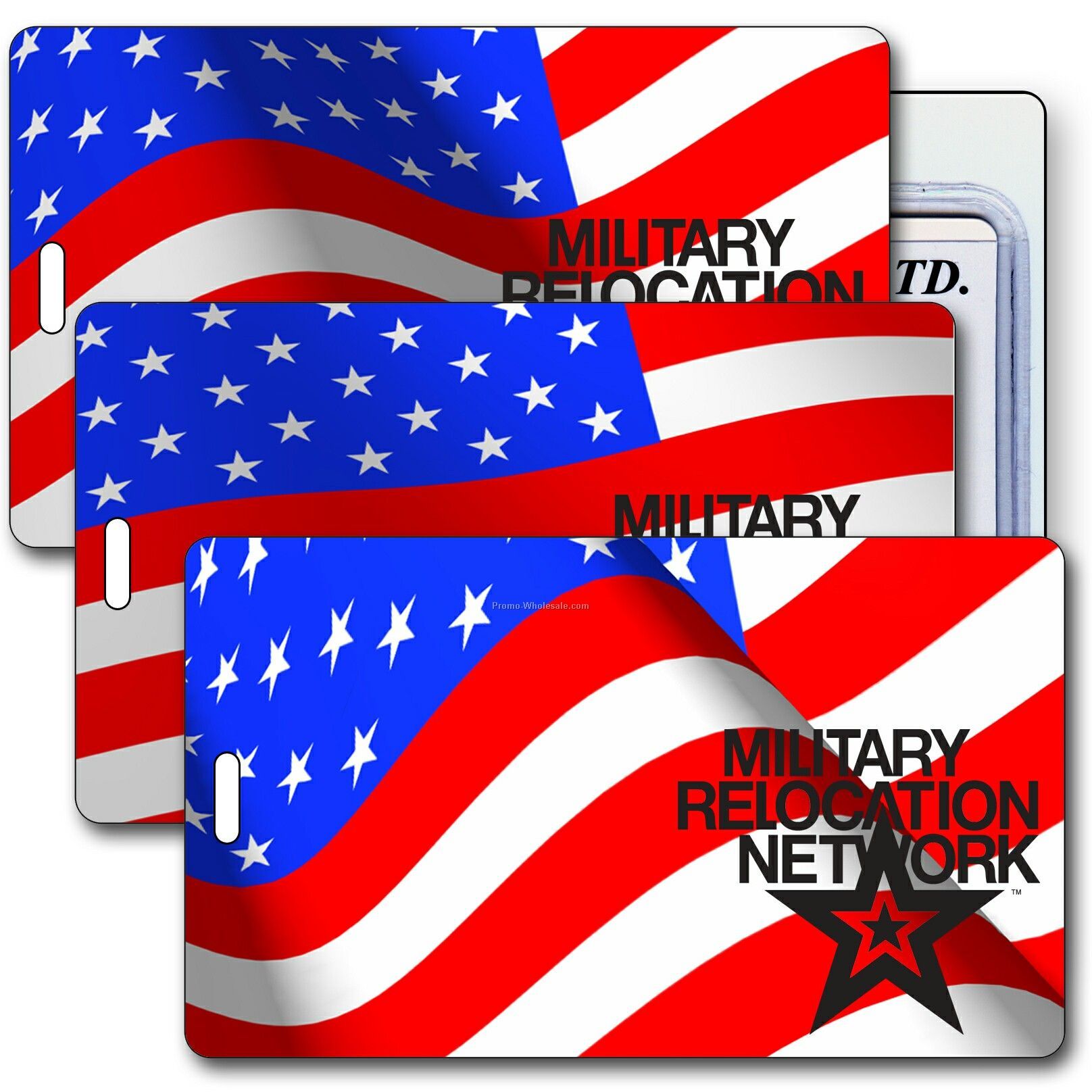 3d Lenticular Luggage Tag - Full Custom Designed