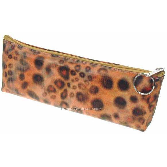3d Lenticular Pencil Case - Sobre - Stock / Leopard Spots