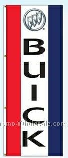 3'x8' Stock Double Face Dealer Rotator Logo Flags - Buick