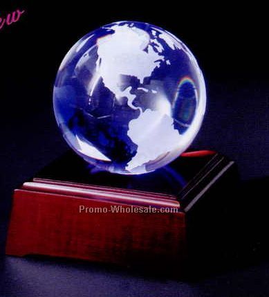 4" Crystal Globe