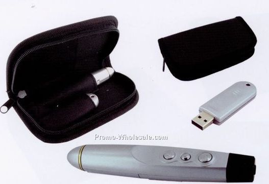 4-1/2"x5/8" Wireless Presenter W/ Pouch