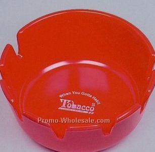 4-1/4"x1-3/4" Black Phenolic Melamine Ash Tray