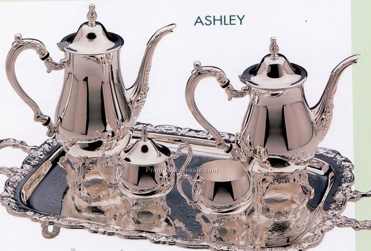 5 Piece Silver Plated Ashley Coffee/ Tea Set