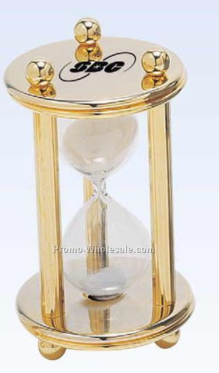 5-minute Metal Sand Timer (Engraved)