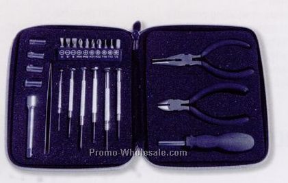 6-1/2"x1-1/2"x7-1/2" 25 Piece Tool Set