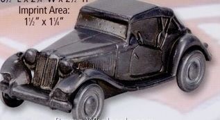 6-1/2"x2-3/4"x2-1/2" Antique 1953 Mg Automobile Bank