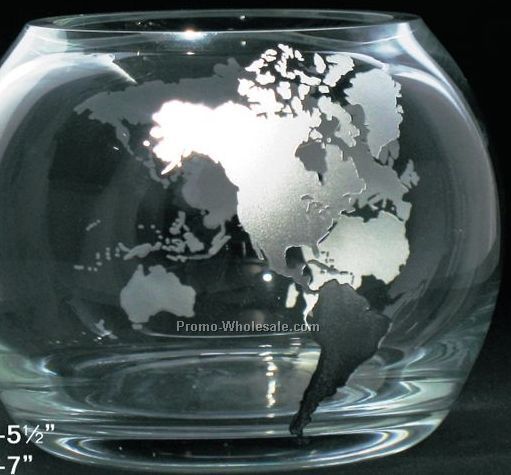 7" Clear Globe Bowl