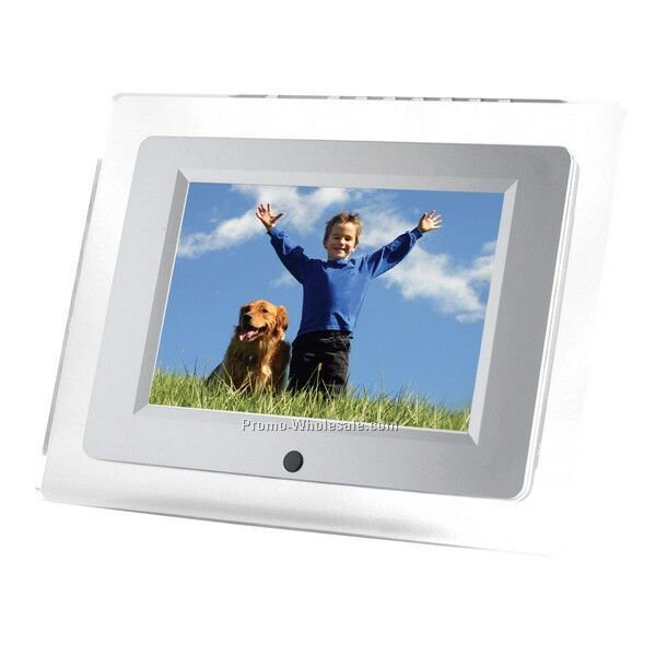 7" Digital Picture Frame With Rechargeable Battery