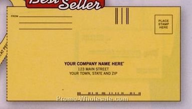 8-7/8"x3-5/8" Yellow Doorknob Billing Envelope