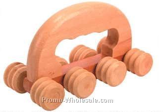 8 Wheels Shape Wooden Massager