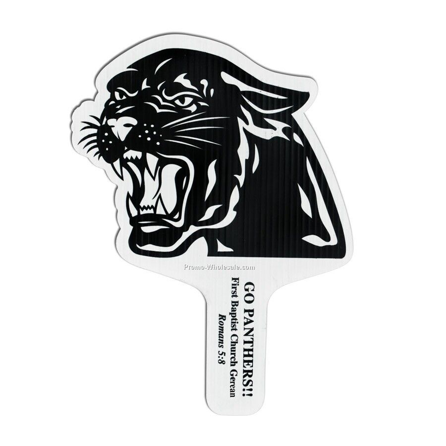 8"x12" Panther Standard Hand Fan