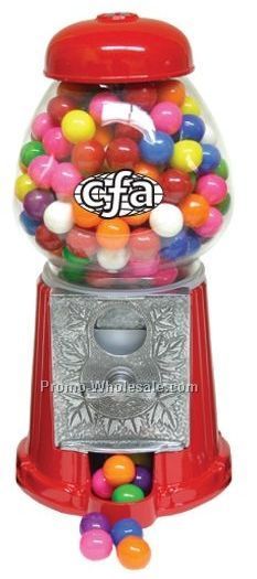 9" Old Fashion Gumball Machine W/ Jelly Beans
