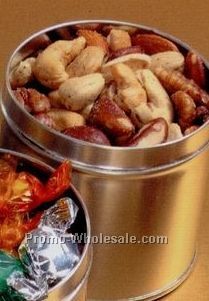 9 Oz. Giant Cashews In Mini Promotional 3"x2" Round Tins