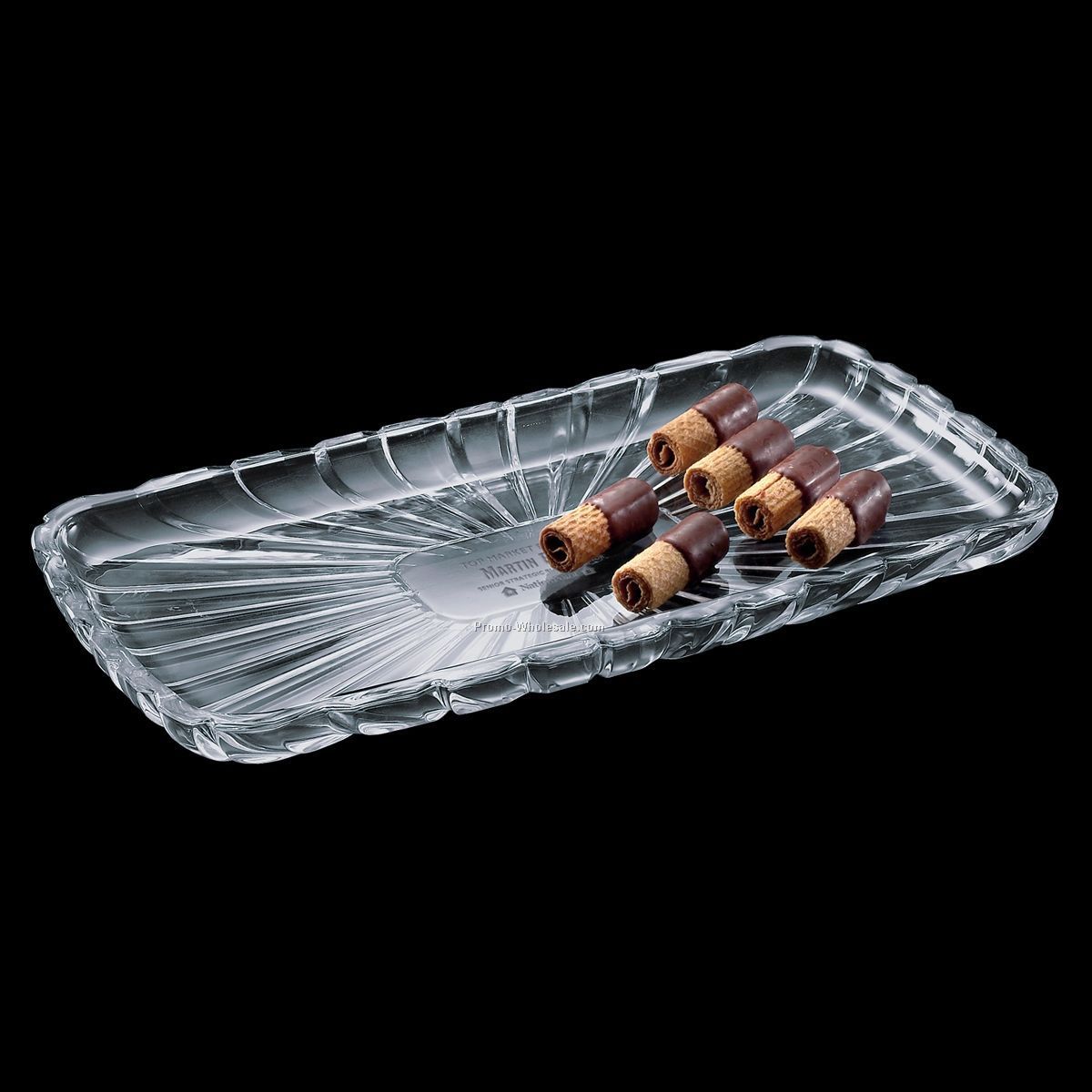 Arizona Crystal Rectangle Platter - 14-1/2"x8"