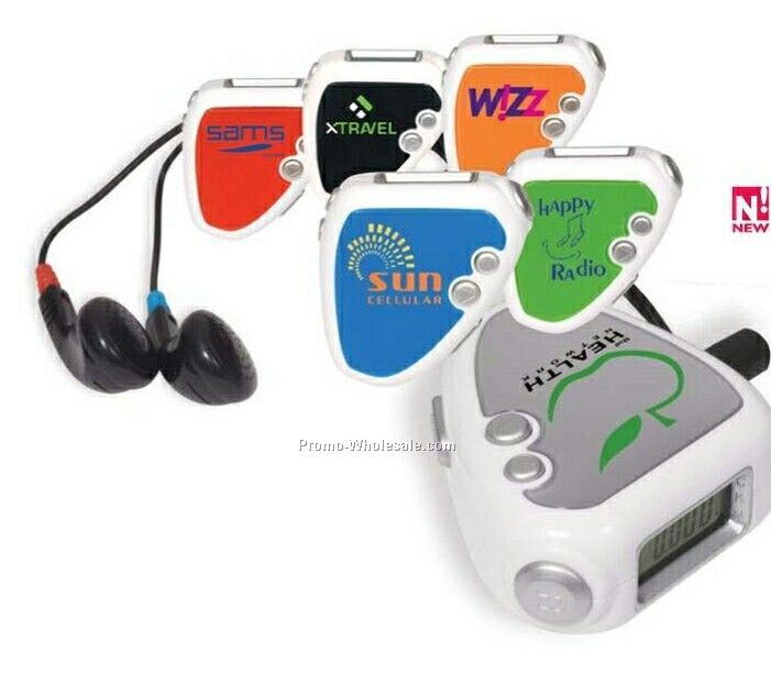 Audio Jogger Pedometer/FM Radio