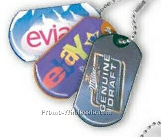 Ball Chain Dog Tag - Full Color