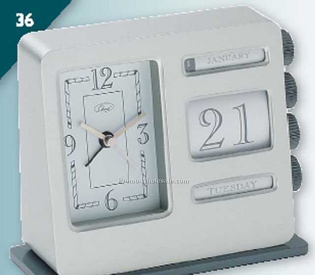 Bank Calendar Alarm Clock