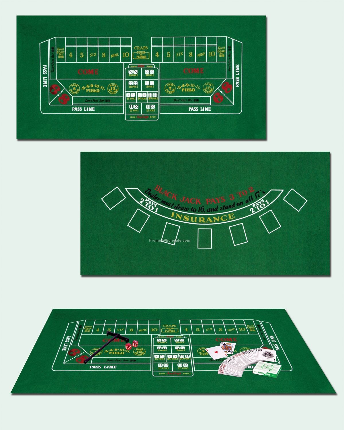 Blackjack/Craps Set