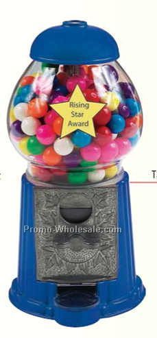 Blue 9" Gumball / Candy Dispenser Machine