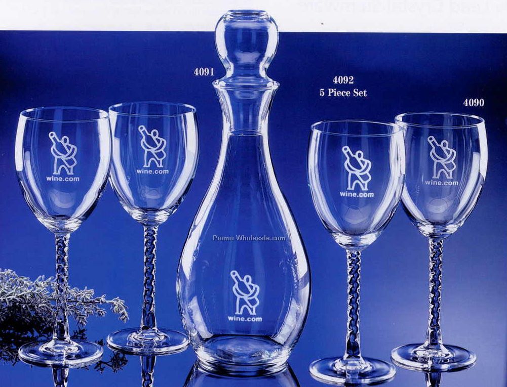 Celebration 5 Piece Decanter & Glass Set