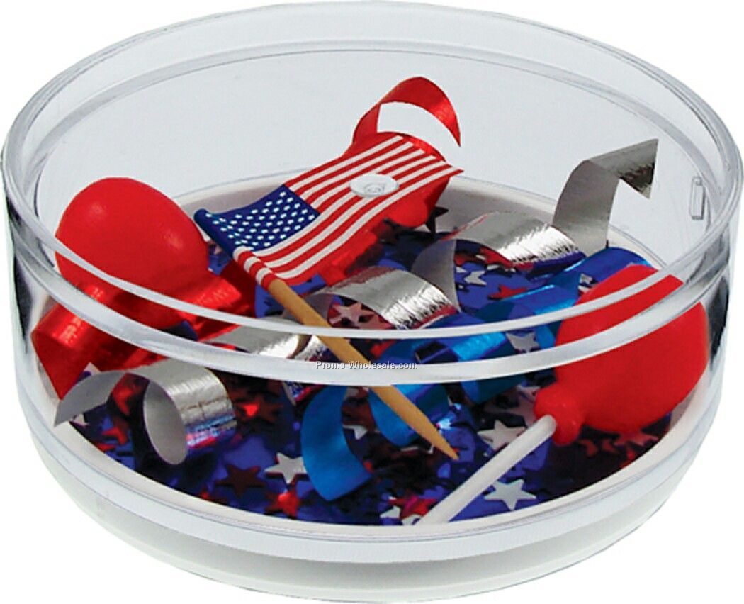 Cheers Compartment Coaster Caddy (July 4th)