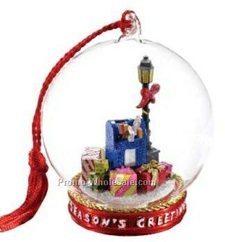 Christmas Mailbox Memory Globe