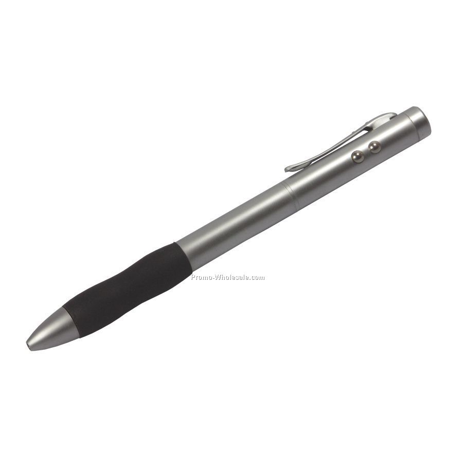 Chrome Laser Pointer & Pen Combo