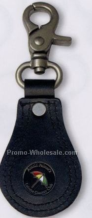 Clip On Watch W/ Leather Fob/ Back Emblem & 7/8" Club Lorente Ball Marker