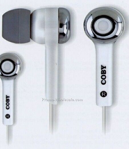 Coby Black In-ear Isolation Headphones