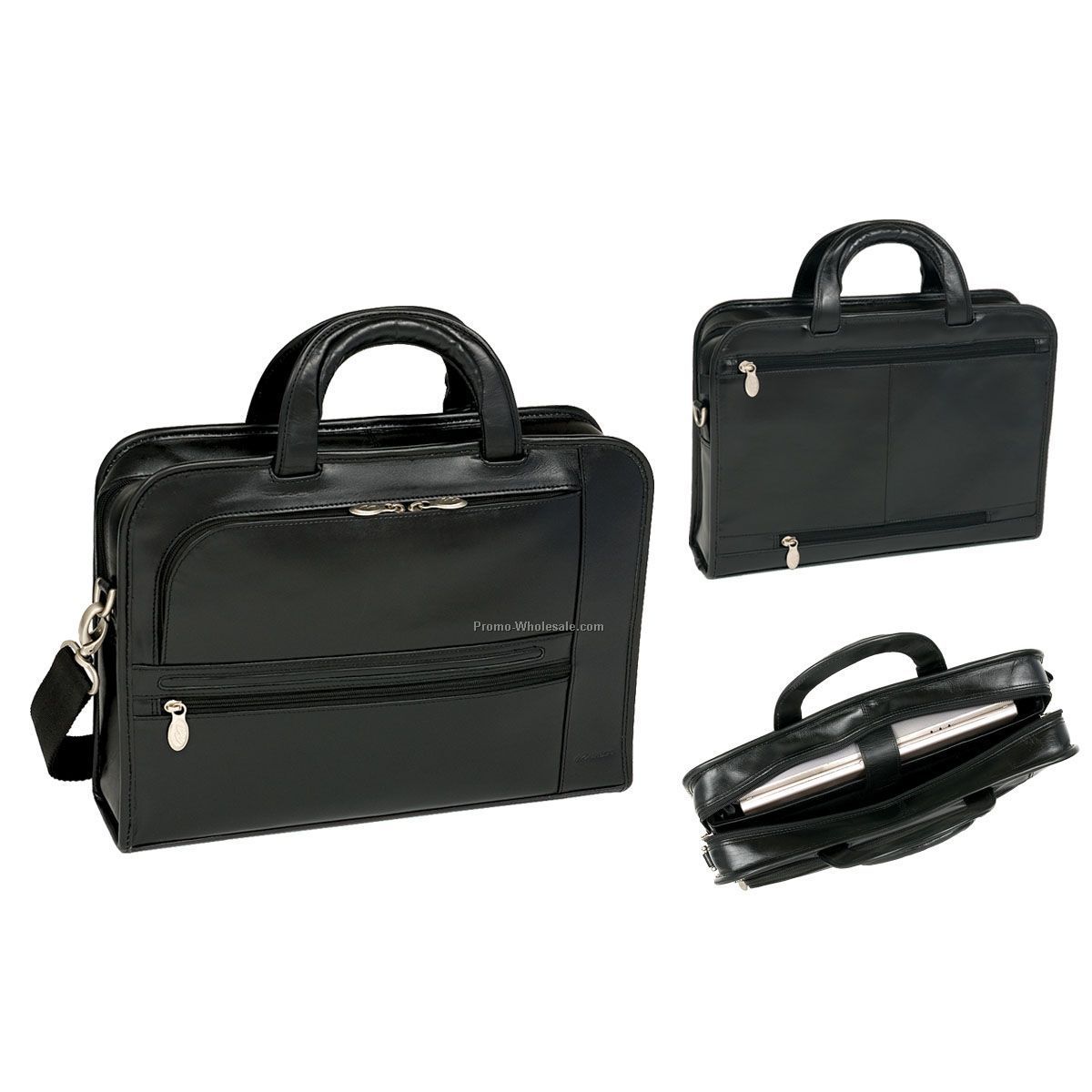 Courtland Leather Slim Laptop/ Briefcase