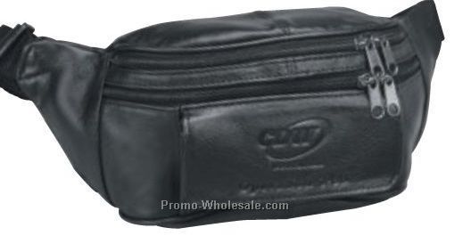 Cowhide Leather Fanny Pack (Imprinted)