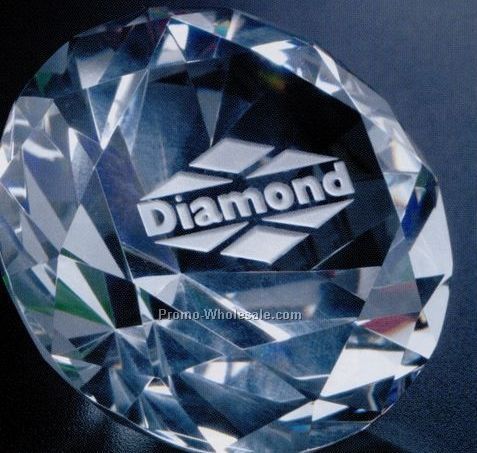 Crystal Diamond Paperweight