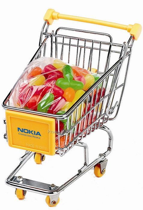 Dlk Mini Shopping Cart With Skittles Candy