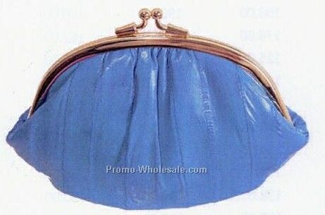 Eelskin Framed Coin Purse