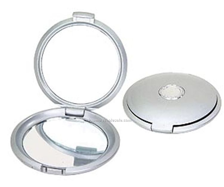 Elegant Magnifier And Regular Mirror Set All-in-one