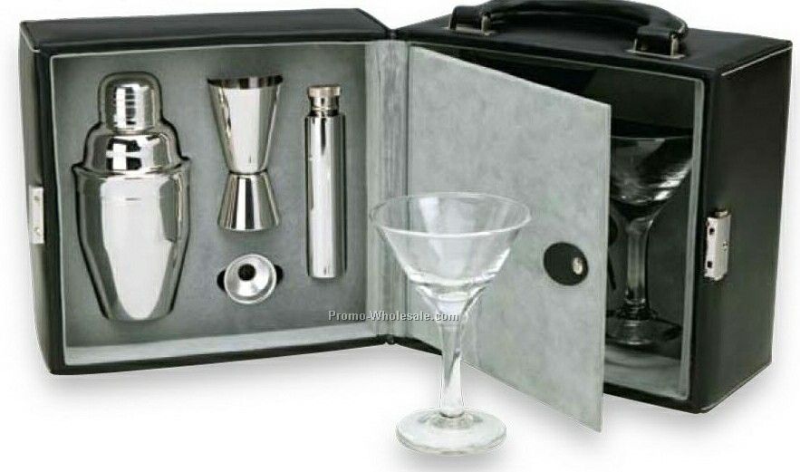 Essentials Attache I Martini Set 8"x8-1/2"x7"