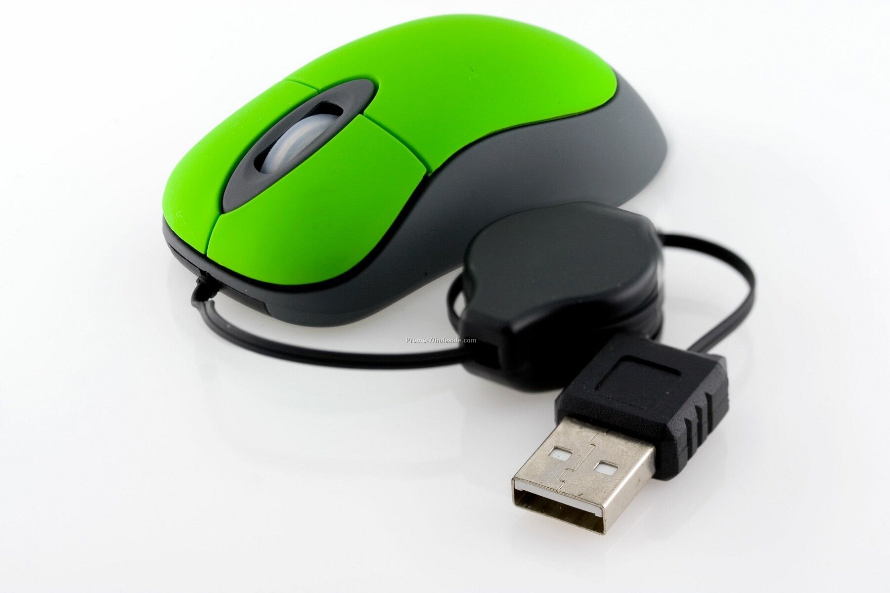 Fly USB Mini Optical Mouse With Retractable Cord
