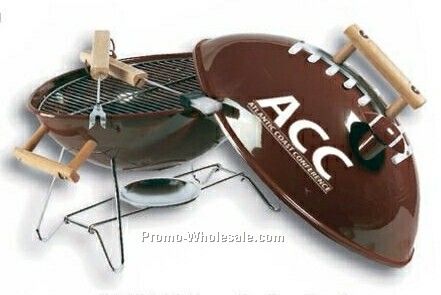 Football Grill W/3 Piece Tool (Blank)