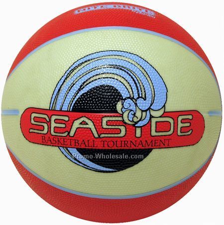 Glow Rubber Basketball 7" Mini