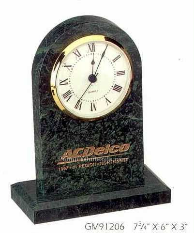 Green Marble Awards & Desk Accessories (Clock )