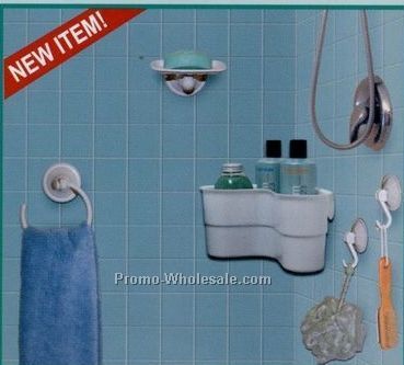 Ideaworks 5 Piece Easy Mount Bath Set